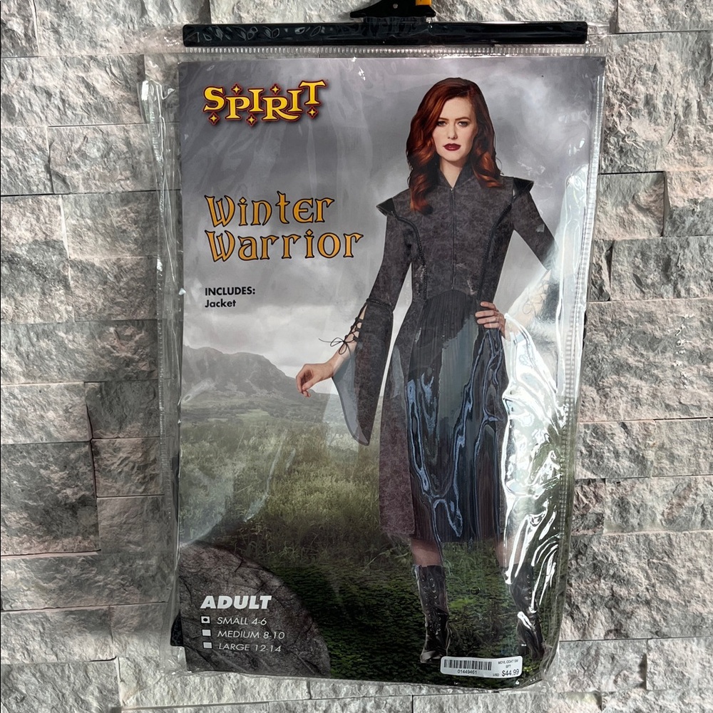 Spirit Halloween Dark Winter  Warrior Costume Jacket
Sz- S (4-6)